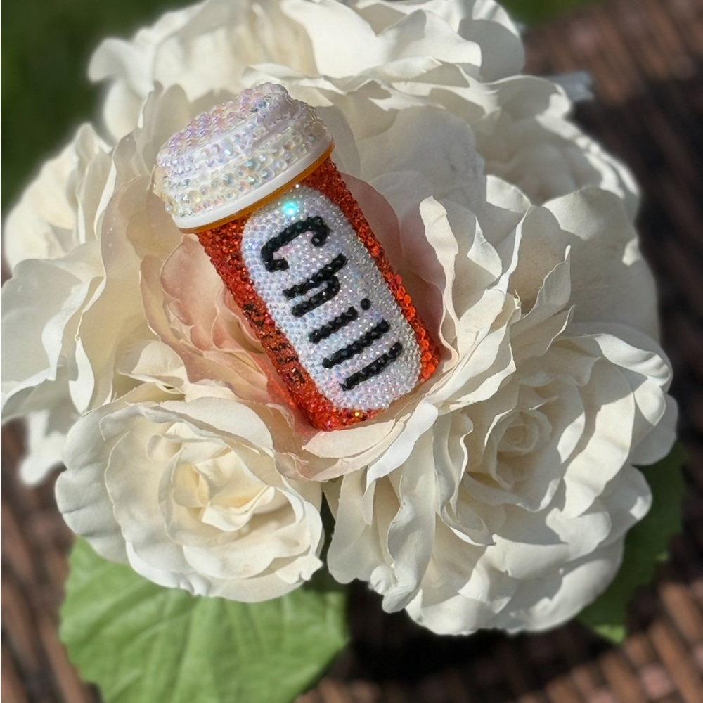 Chill Orange Beaded Bath Soak Accessory